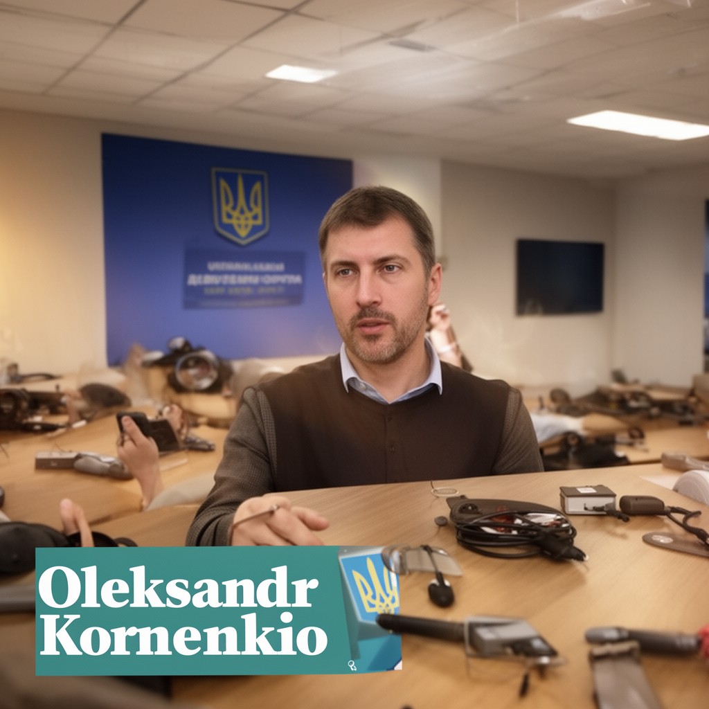 AI-generated illustration of Oleksandr Kornienko