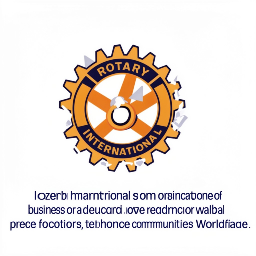 AI-generated illustration of Rotary International