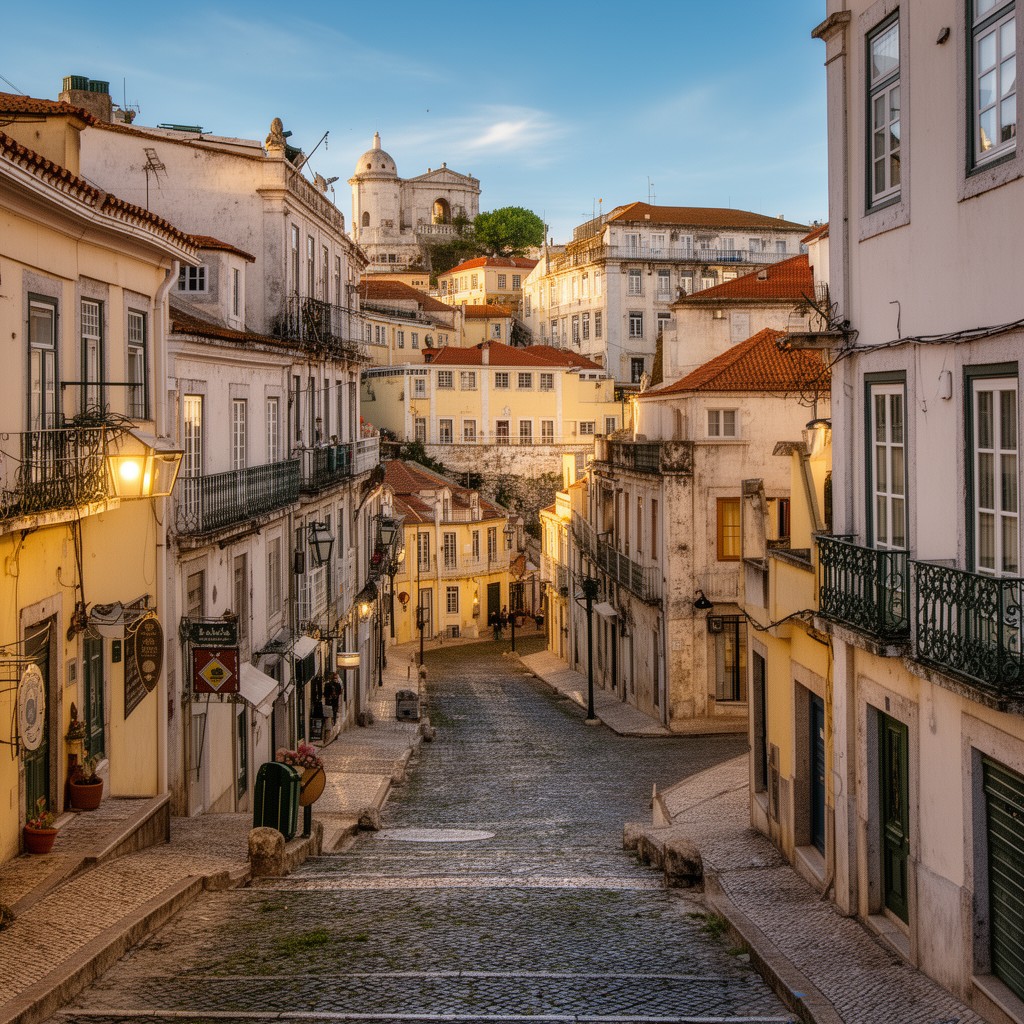 AI-generated illustration of Alfama