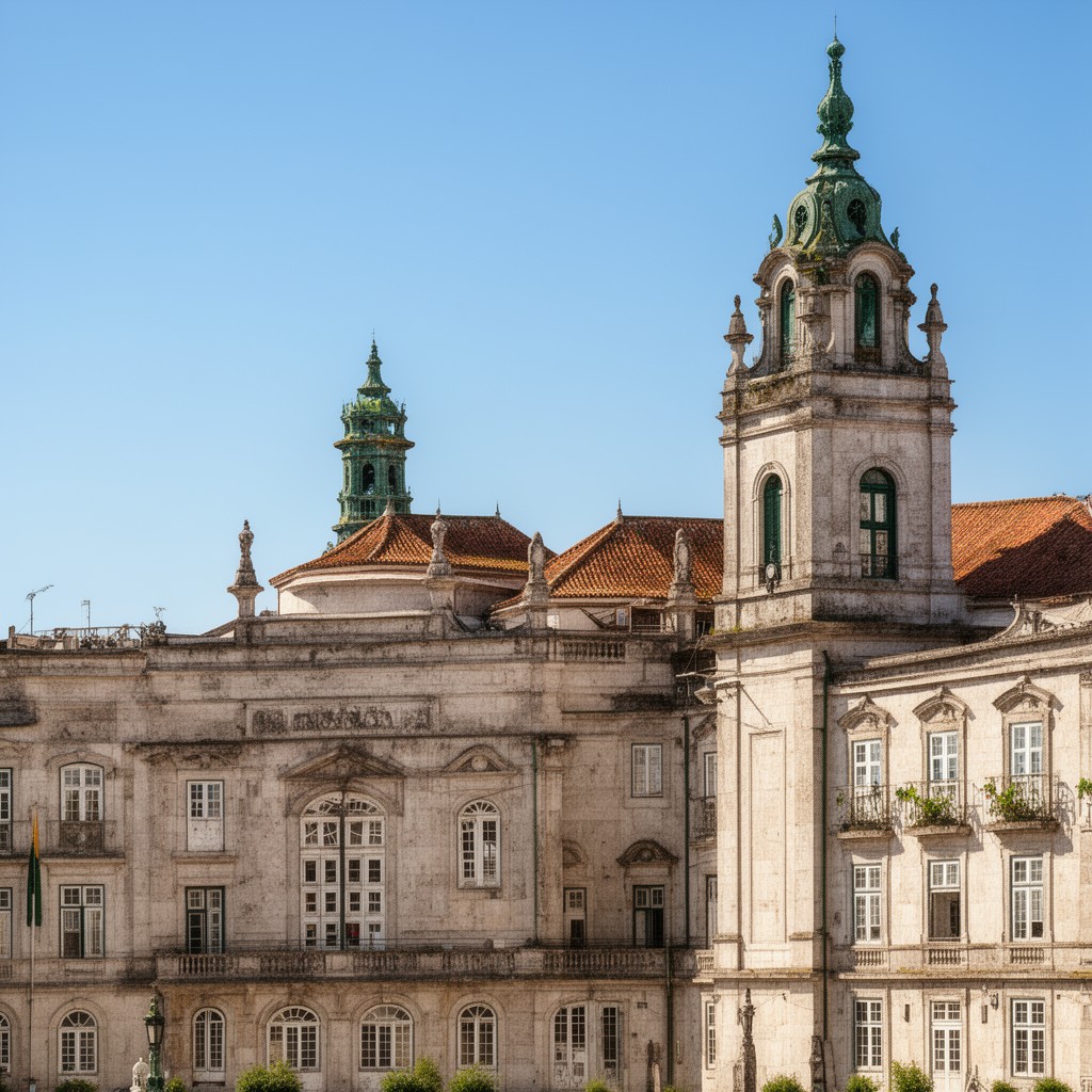 AI-generated illustration of University of Lisbon