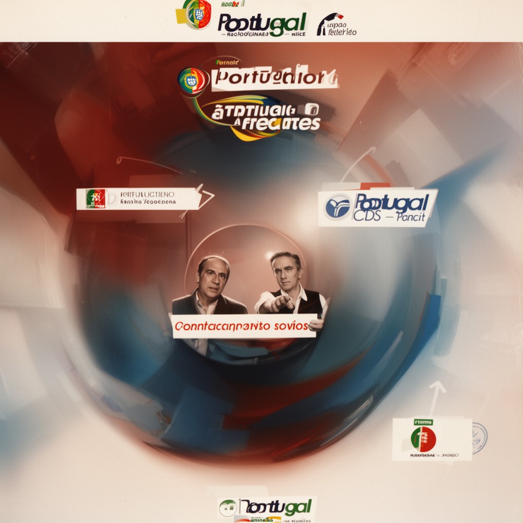 AI-generated illustration of Portugal à Frente (historical opposition)