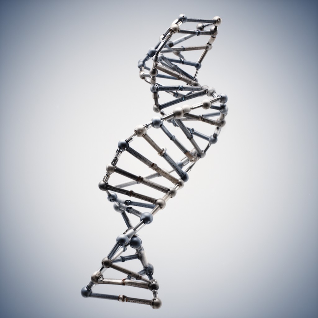 AI-generated illustration of DNA