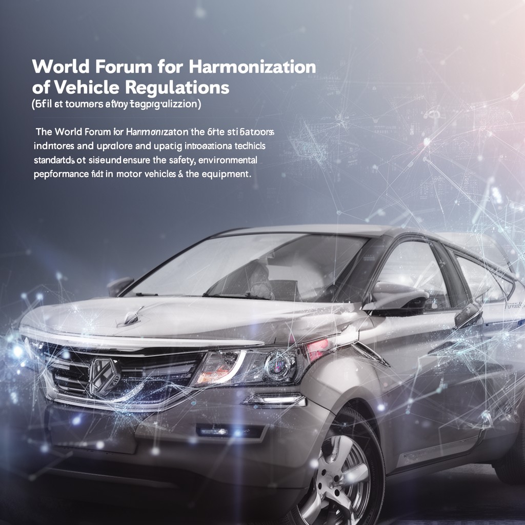 AI-generated illustration of World Forum for Harmonization of Vehicle Regulations
