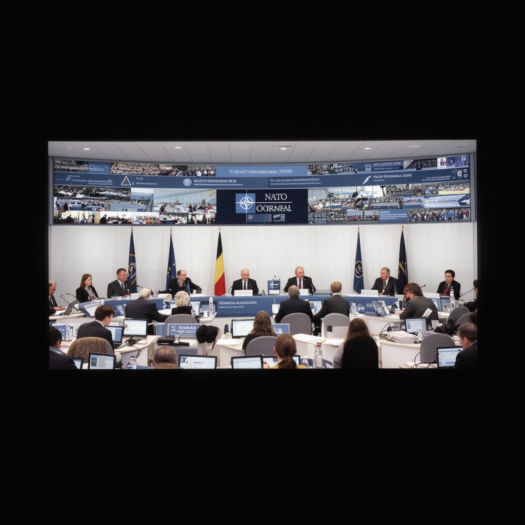 AI-generated illustration of NATO International Staff