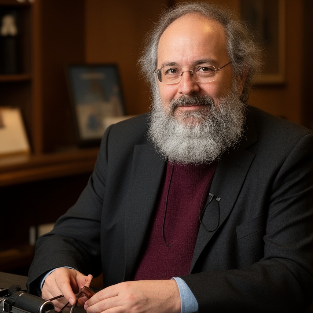 AI-generated illustration of Richard Stallman