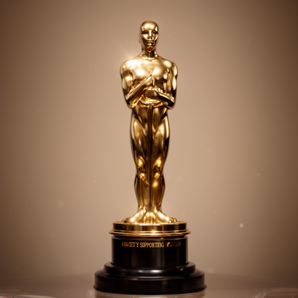 AI-generated illustration of Academy Award for Best Supporting Actress