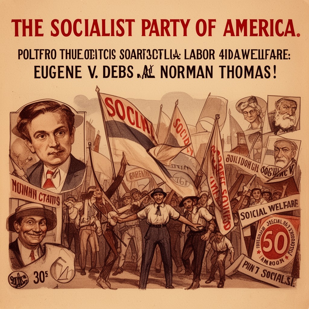 AI-generated illustration of Socialist Party of America