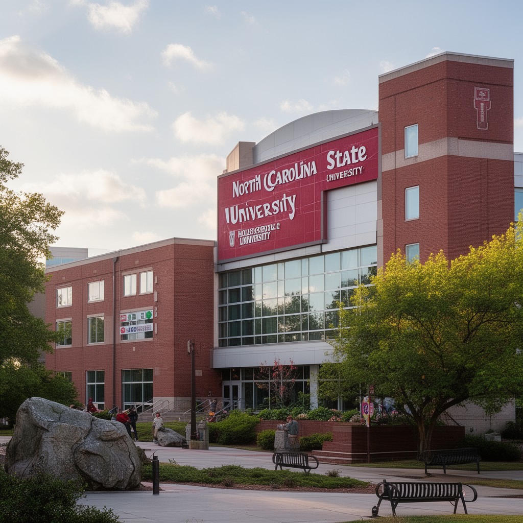 AI-generated illustration of North Carolina State University