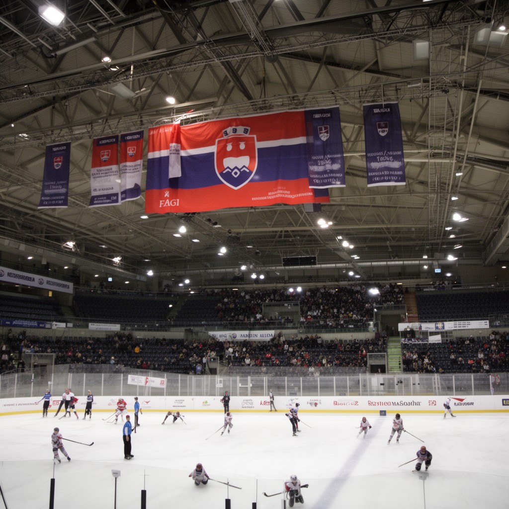 AI-generated illustration of Ondrej Nepela Arena