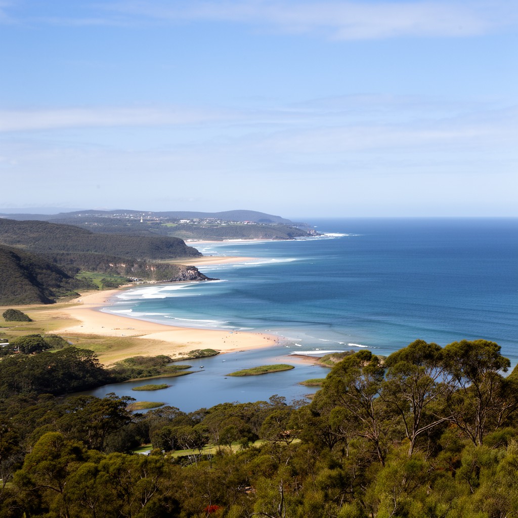 AI-generated illustration of Mid North Coast
