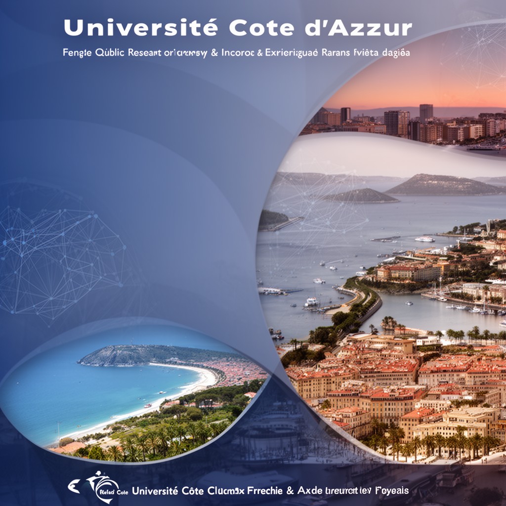 AI-generated illustration of Université Côte d’Azur