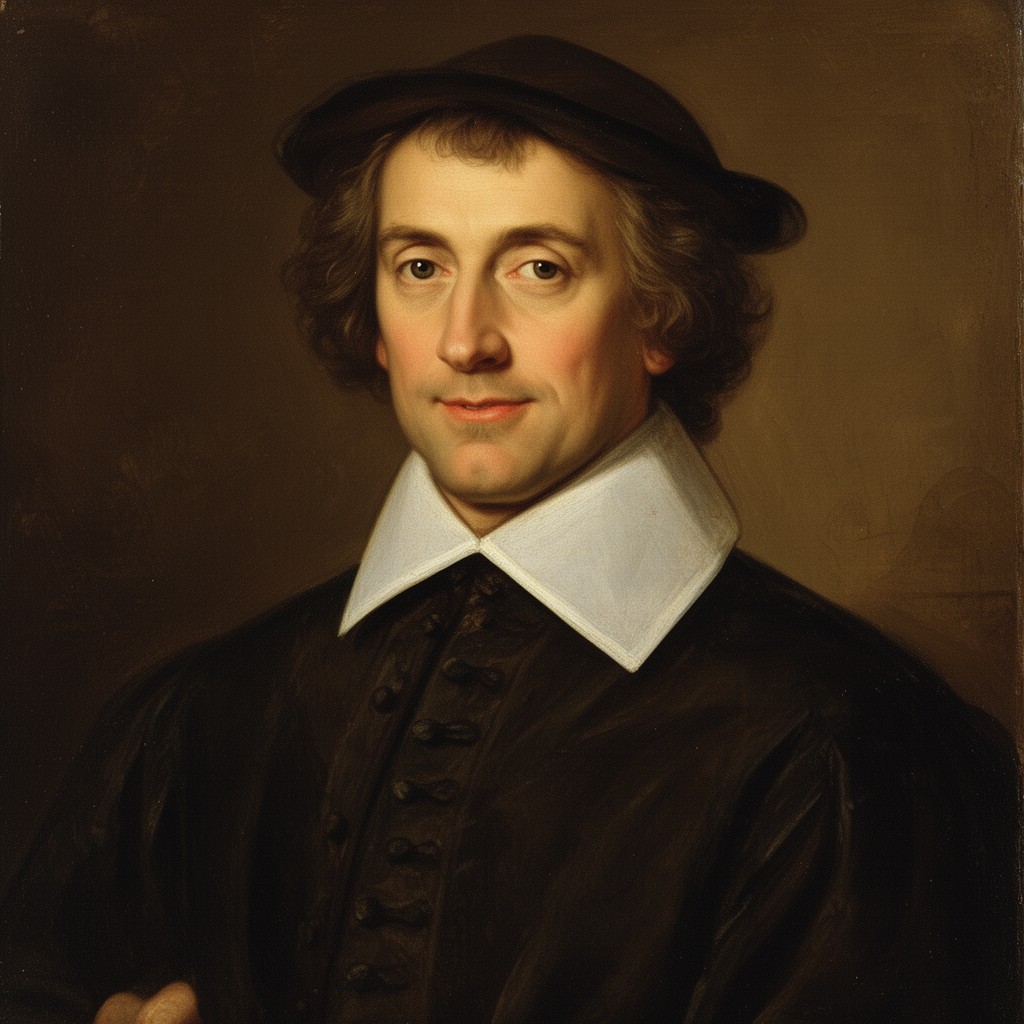 AI-generated illustration of Joost van den Vondel