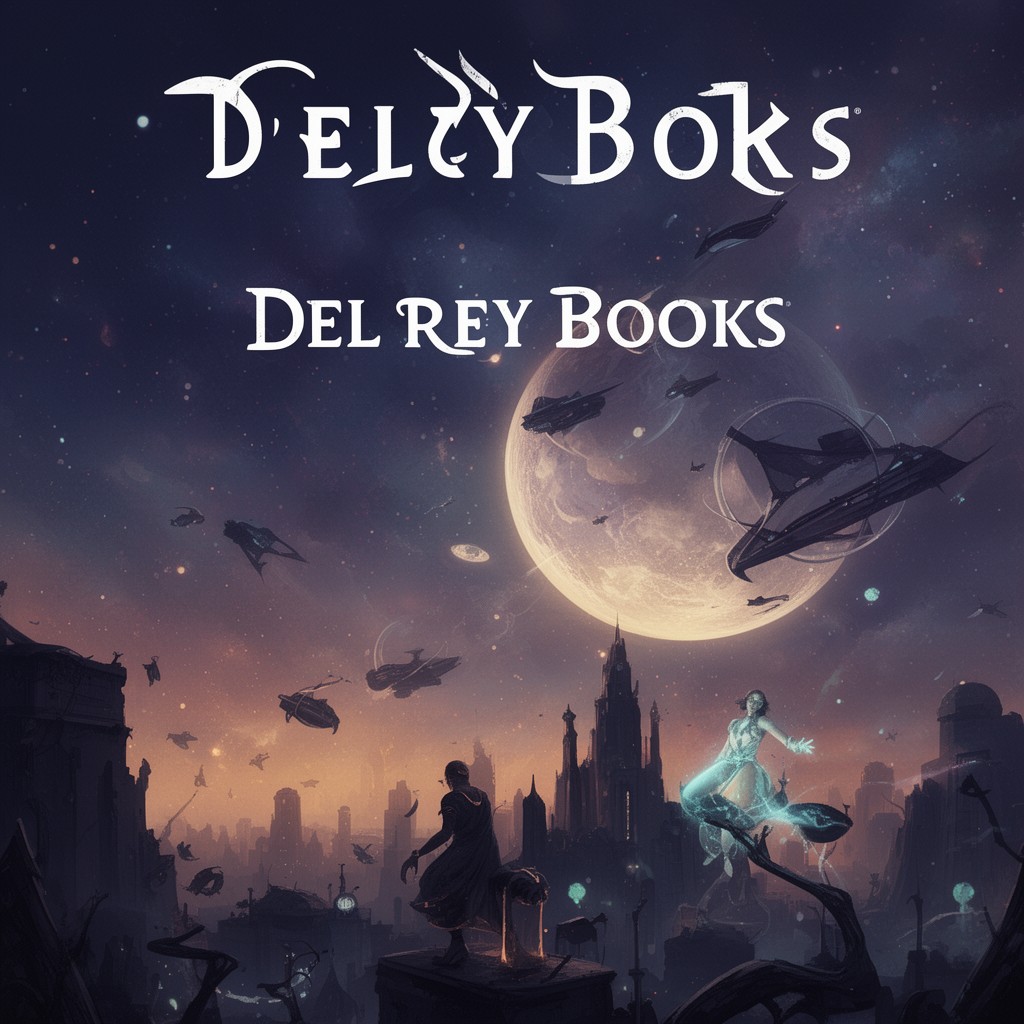 AI-generated illustration of Del Rey Books