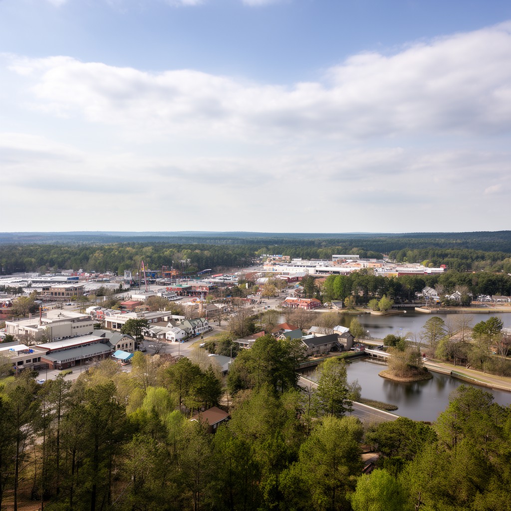 AI-generated illustration of Pelham, Alabama