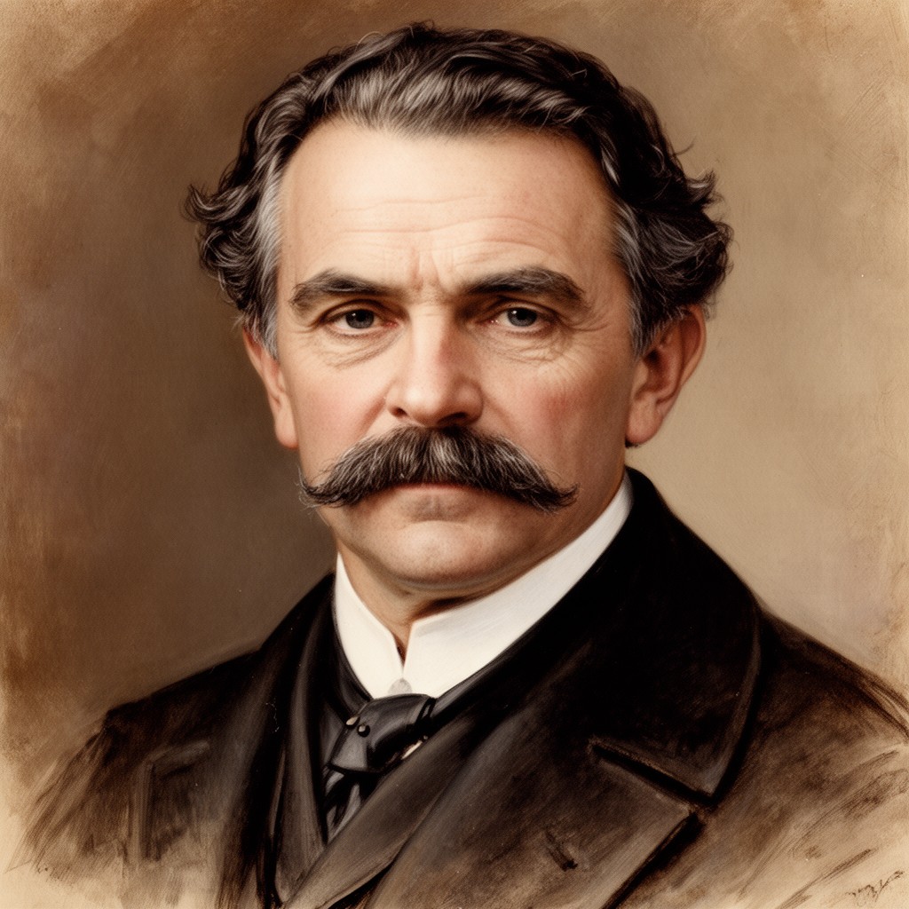 AI-generated illustration of Adolf Bastian
