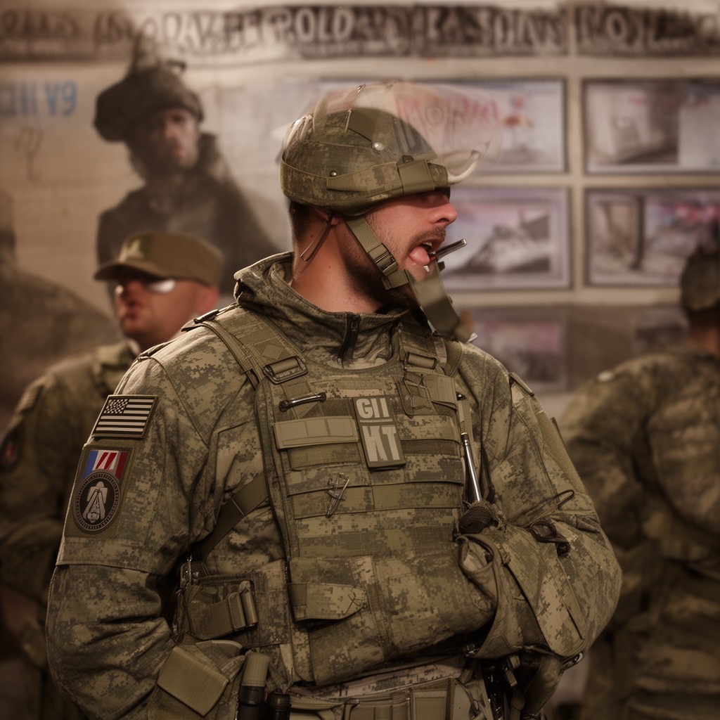 AI-generated illustration of Military Gendarmerie of Poland