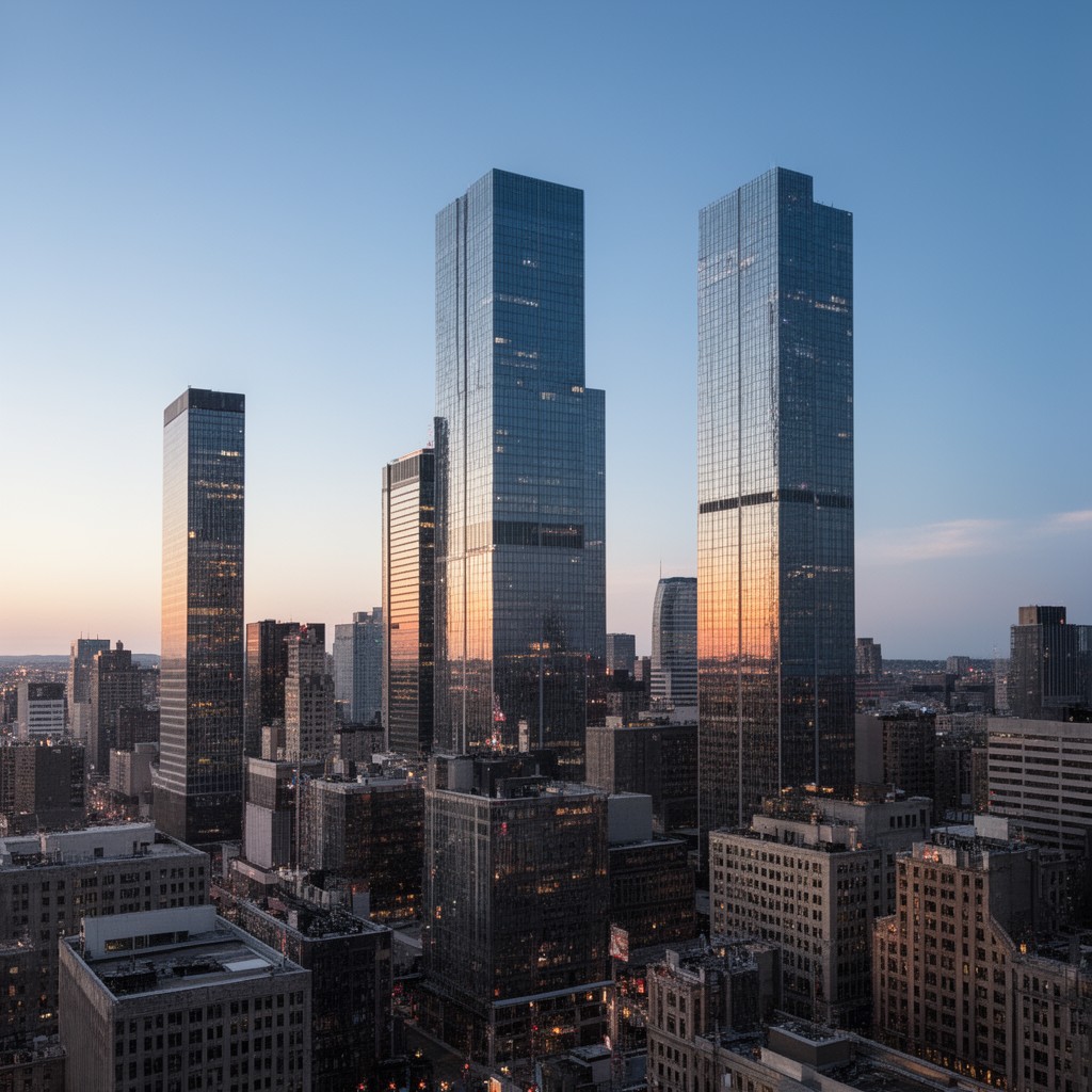 AI-generated illustration of Skidmore, Owings & Merrill