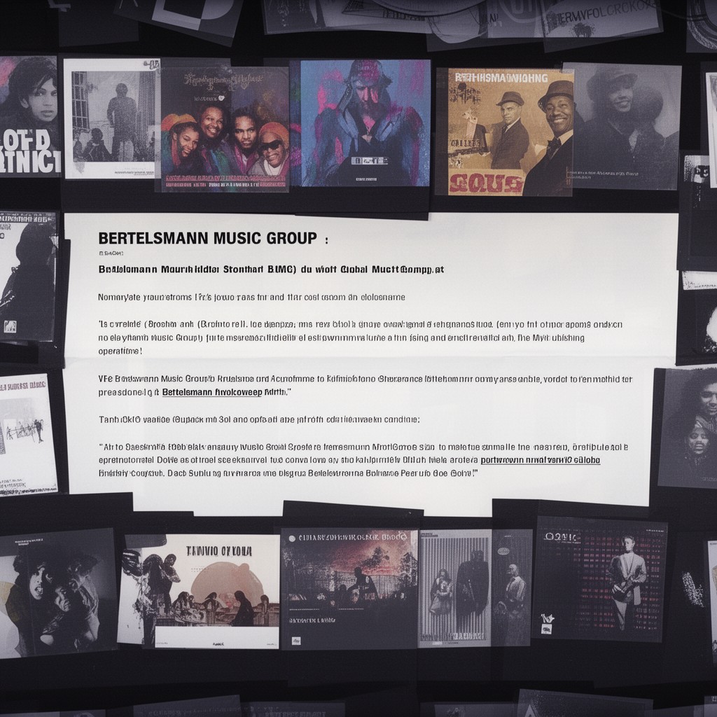 AI-generated illustration of Bertelsmann Music Group