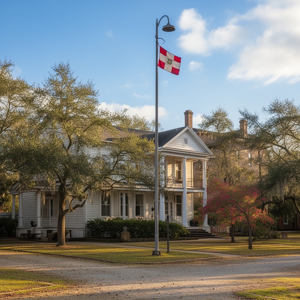AI-generated illustration of Monticello, Florida