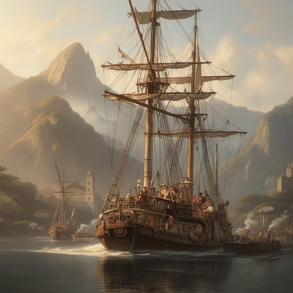 AI-generated illustration of Santiago