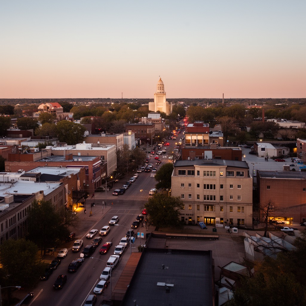 AI-generated illustration of Topeka, Kansas
