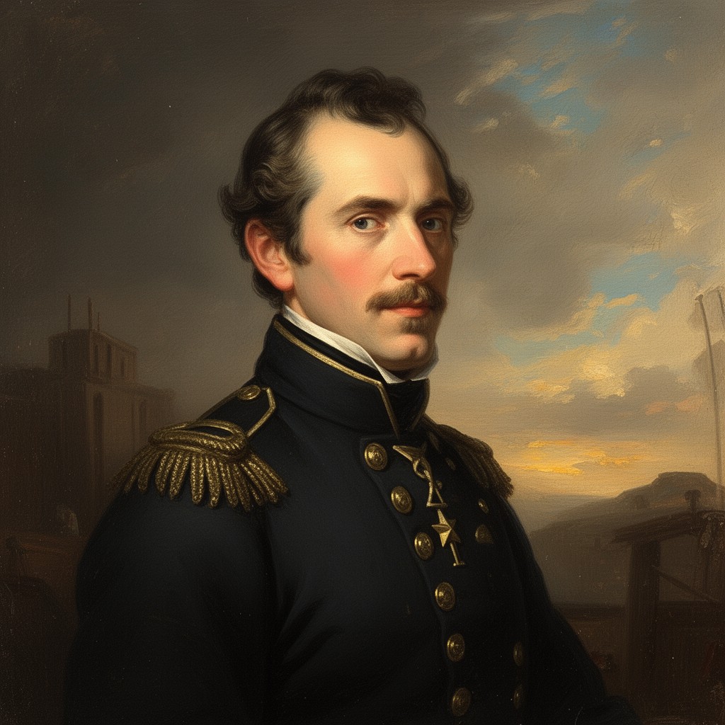 AI-generated illustration of George Armistead