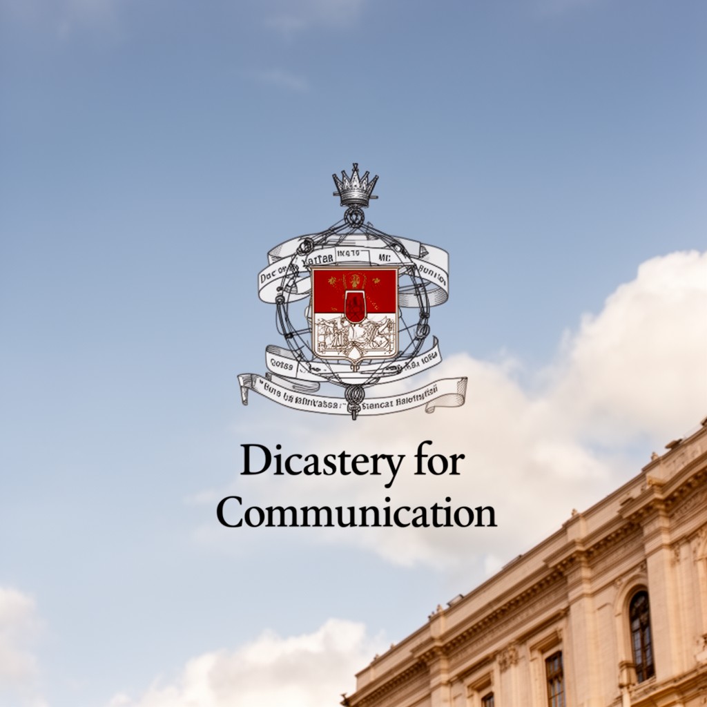 AI-generated illustration of Dicastery for Communication