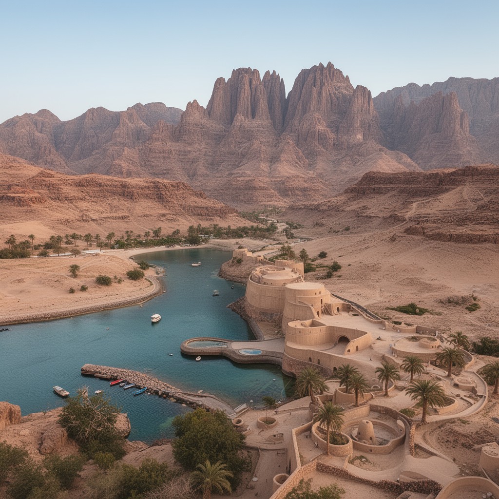 AI-generated illustration of Oman
