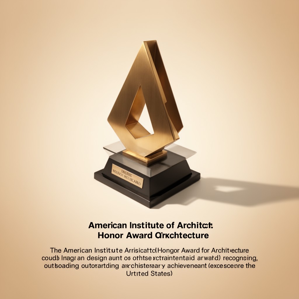 AI-generated illustration of American Institute of Architects Honor Award for Architecture