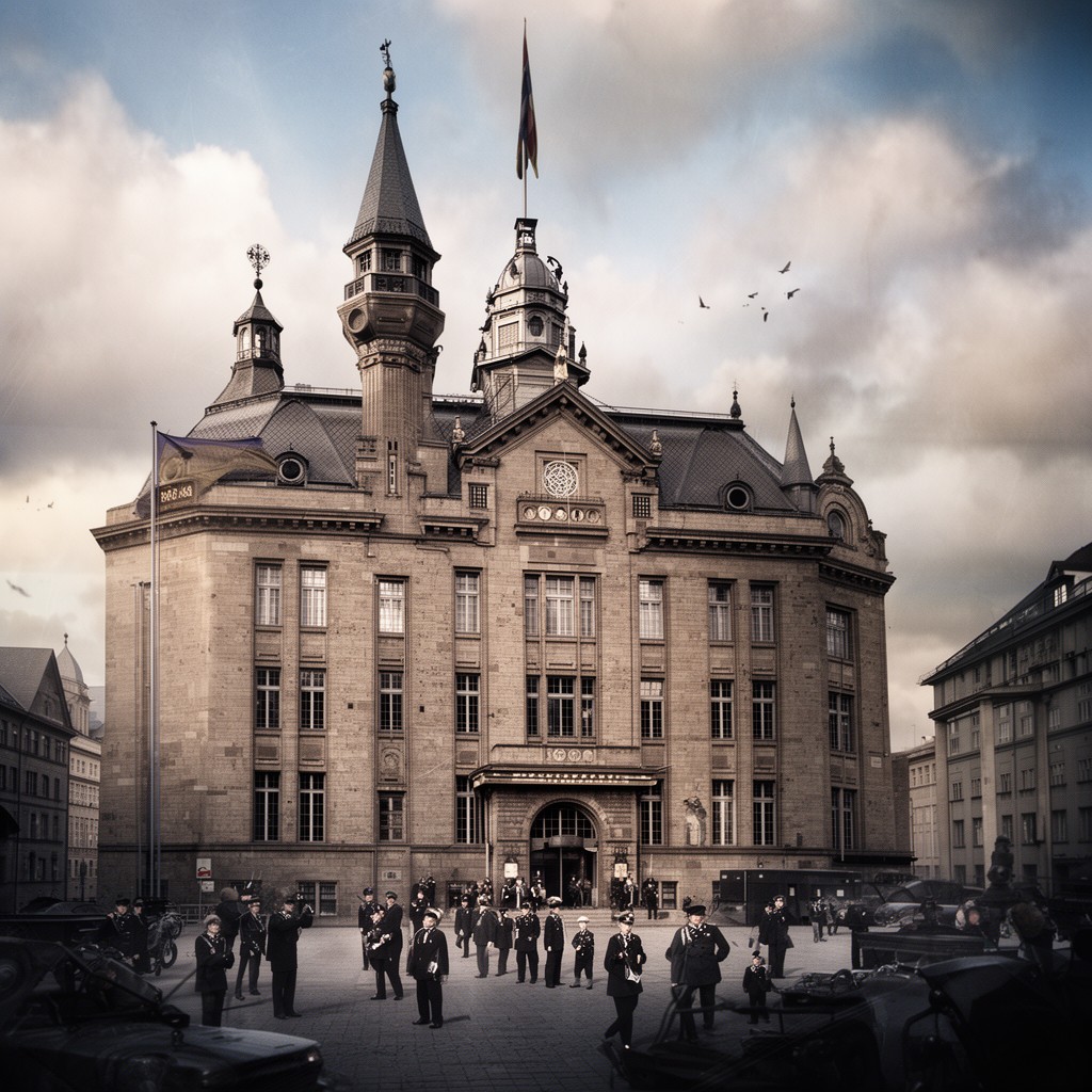 AI-generated illustration of Reich Main Security Office