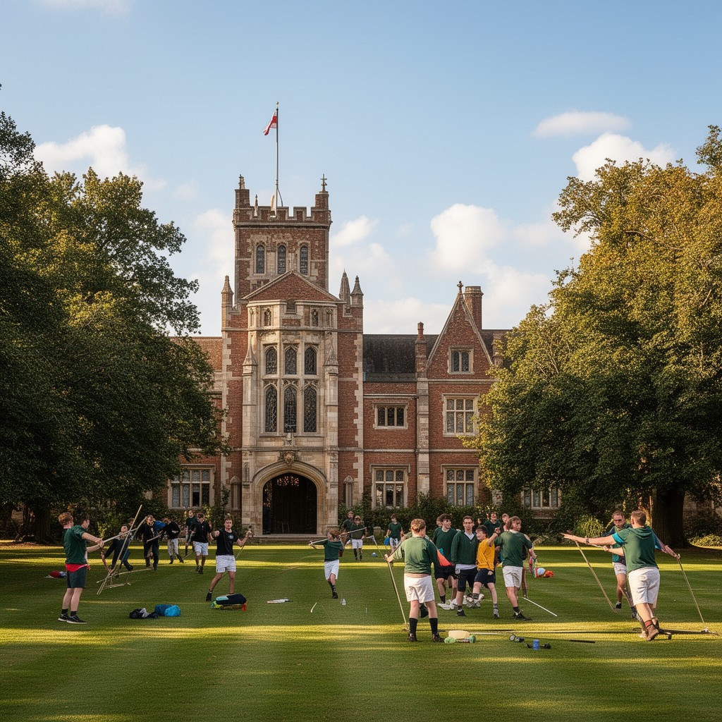 AI-generated illustration of Shrewsbury School