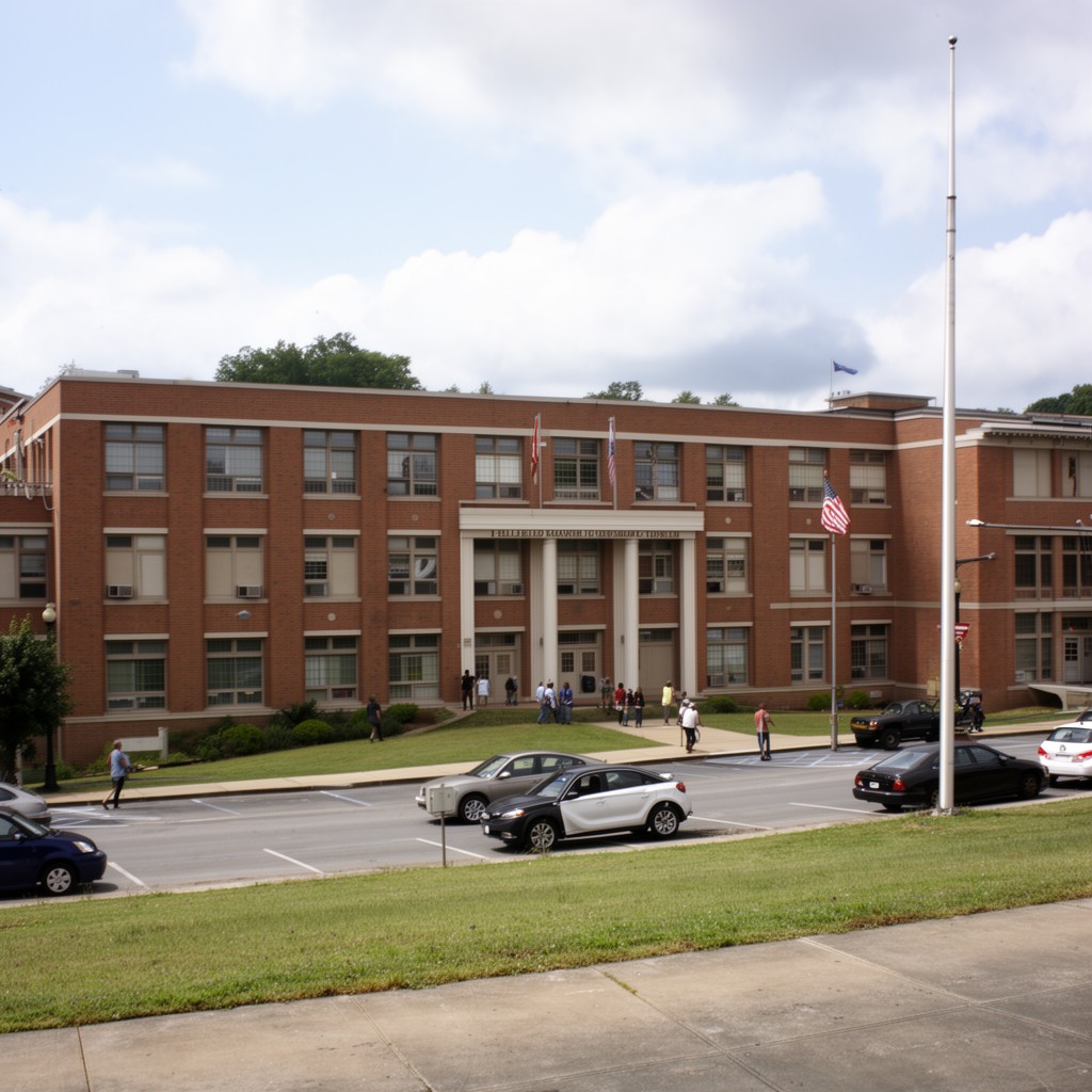 AI-generated illustration of Bluefield High School