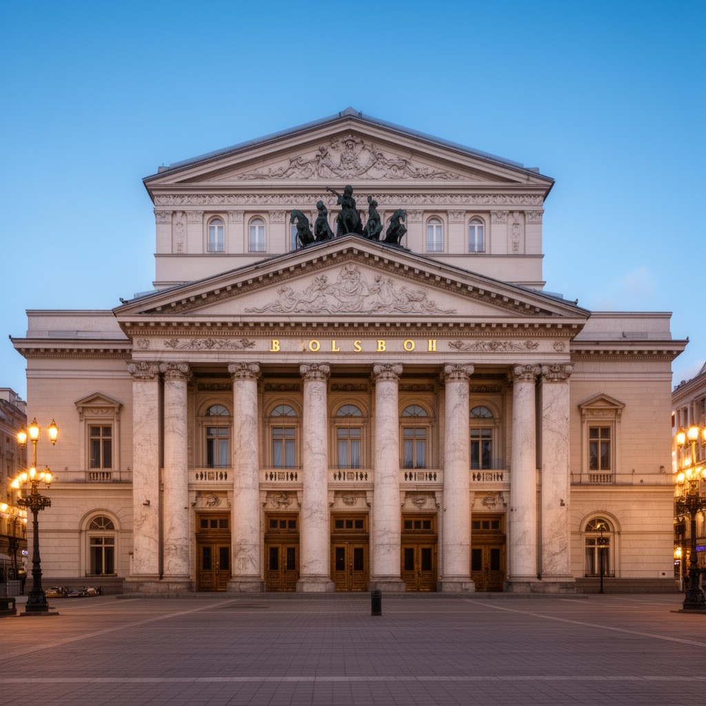 AI-generated illustration of Bolshoi Theatre