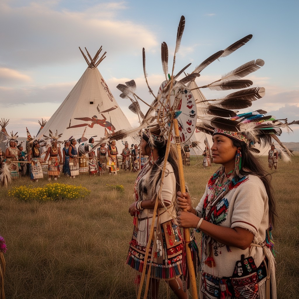 AI-generated illustration of Kaw Nation