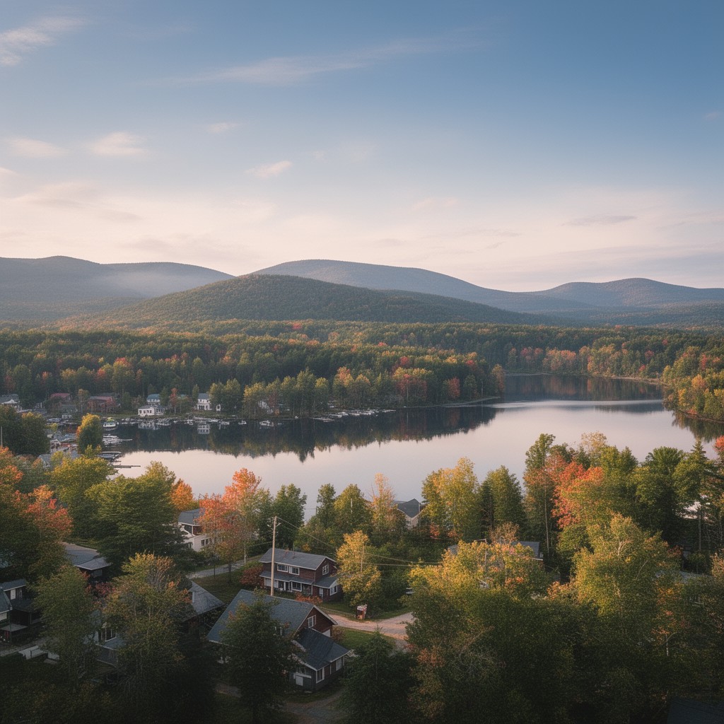 AI-generated illustration of Lovell, Maine
