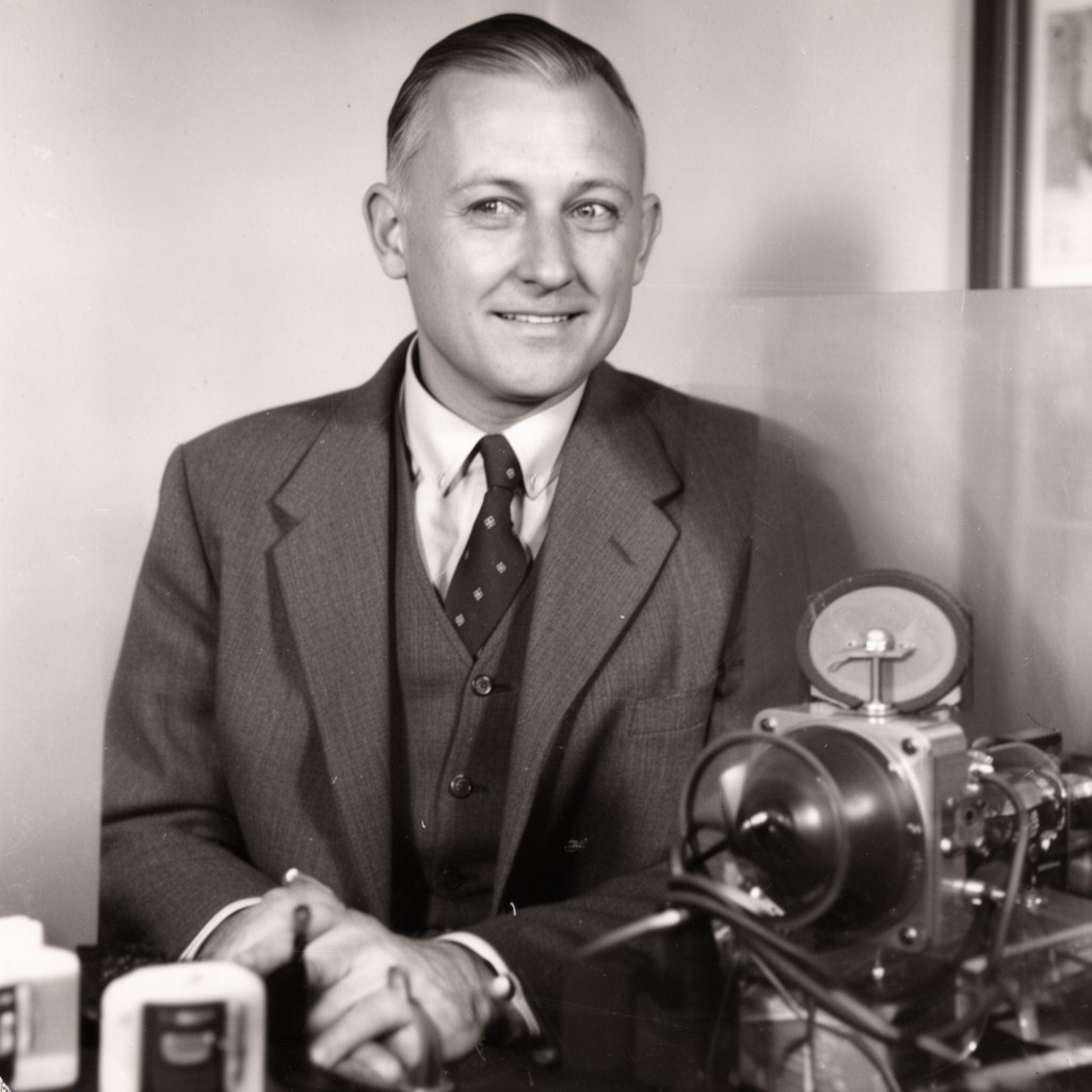 AI-generated illustration of Edward S. Rogers Sr.