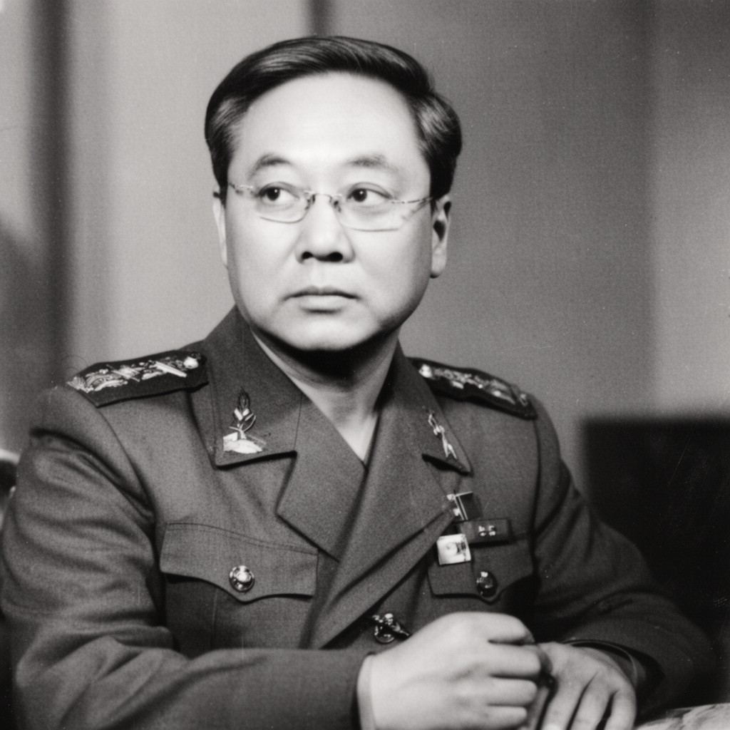 AI-generated illustration of Lin Biao