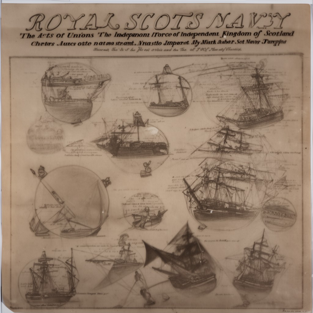 AI-generated illustration of Royal Scots Navy