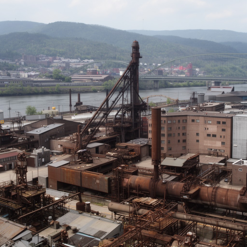 AI-generated illustration of Duquesne, Pennsylvania
