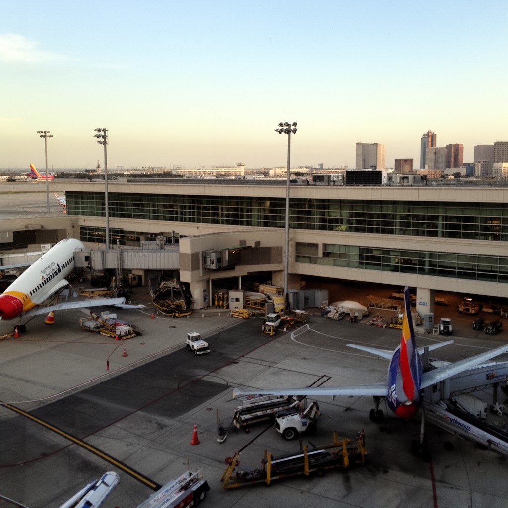 AI-generated illustration of Dallas Love Field