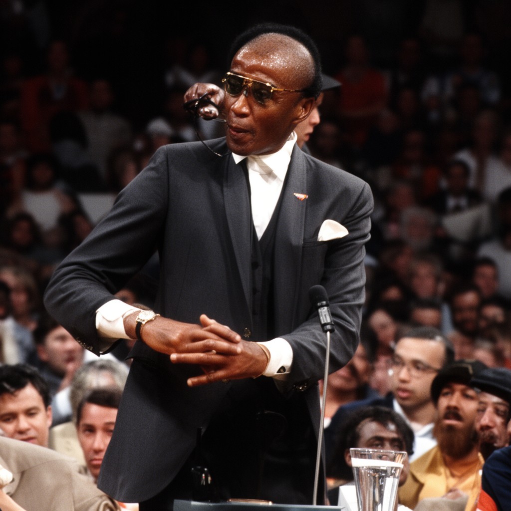 AI-generated illustration of Earl Monroe (honored)