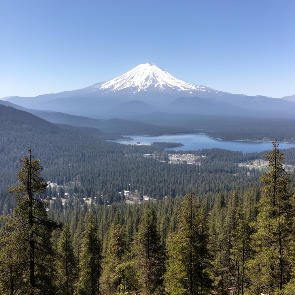 AI-generated illustration of Shasta County
