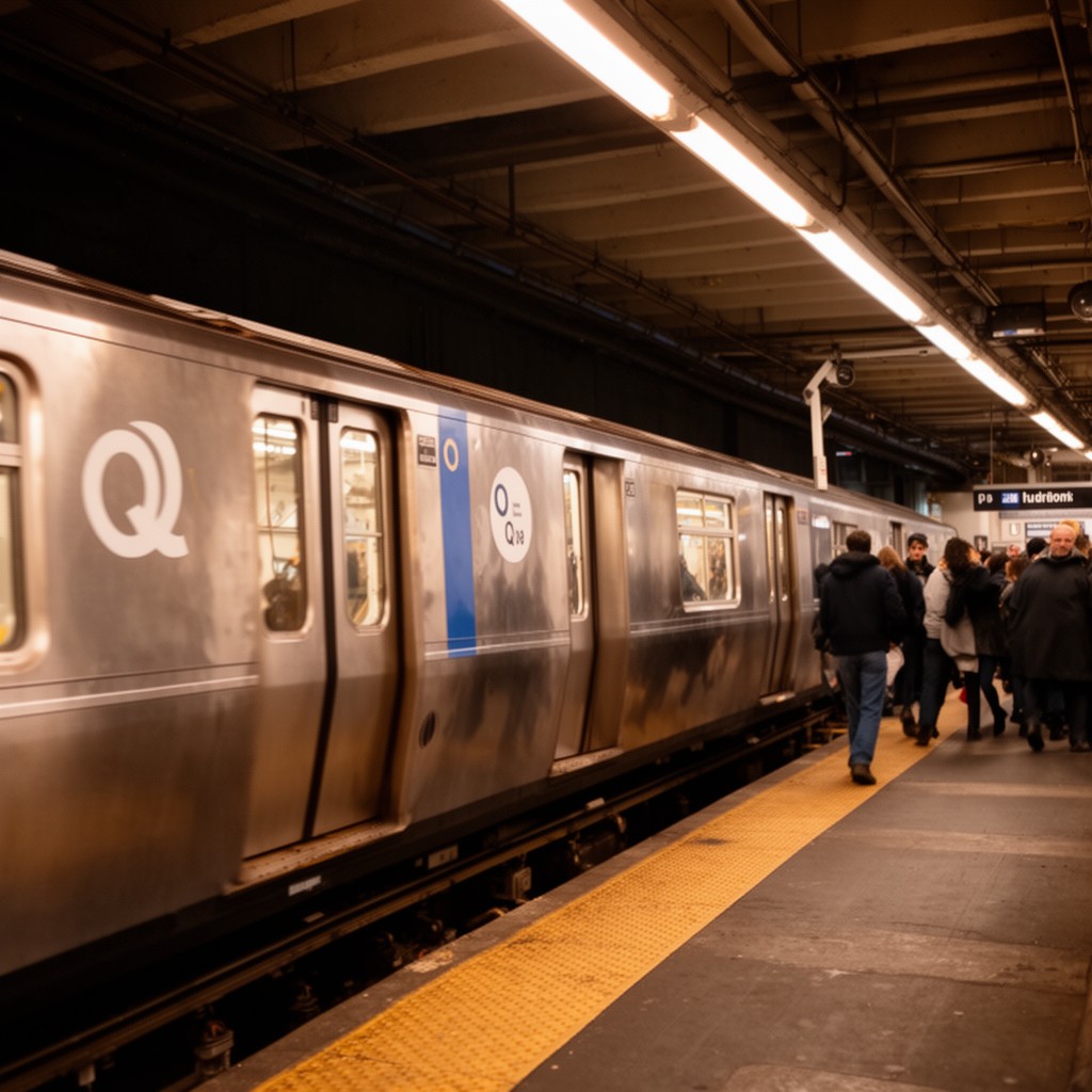 AI-generated illustration of Q train