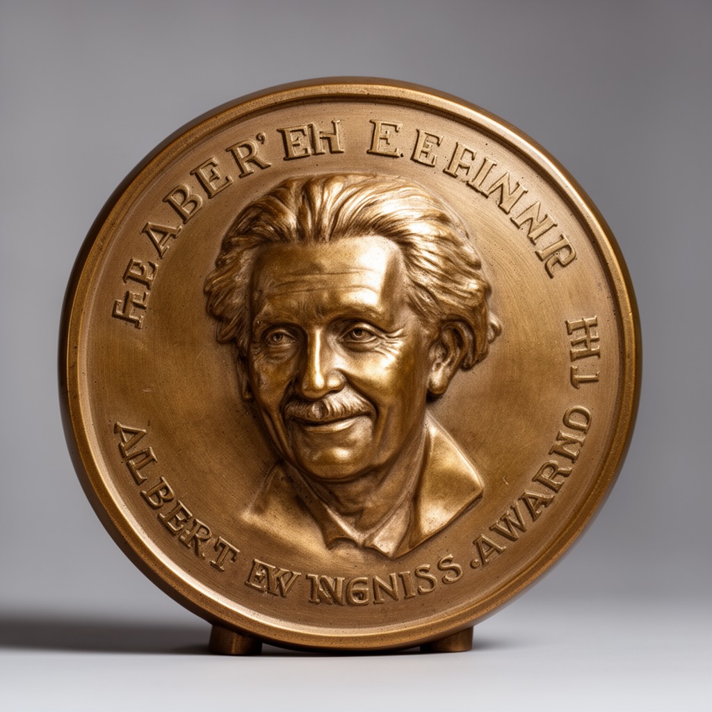 AI-generated illustration of Albert Einstein Award