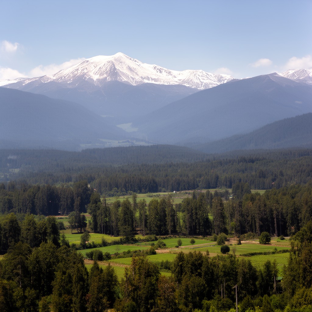 AI-generated illustration of La Araucanía Region