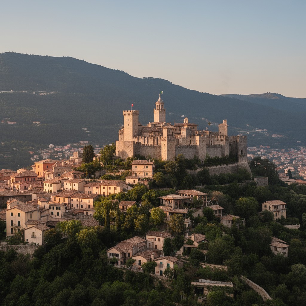 AI-generated illustration of San Marino