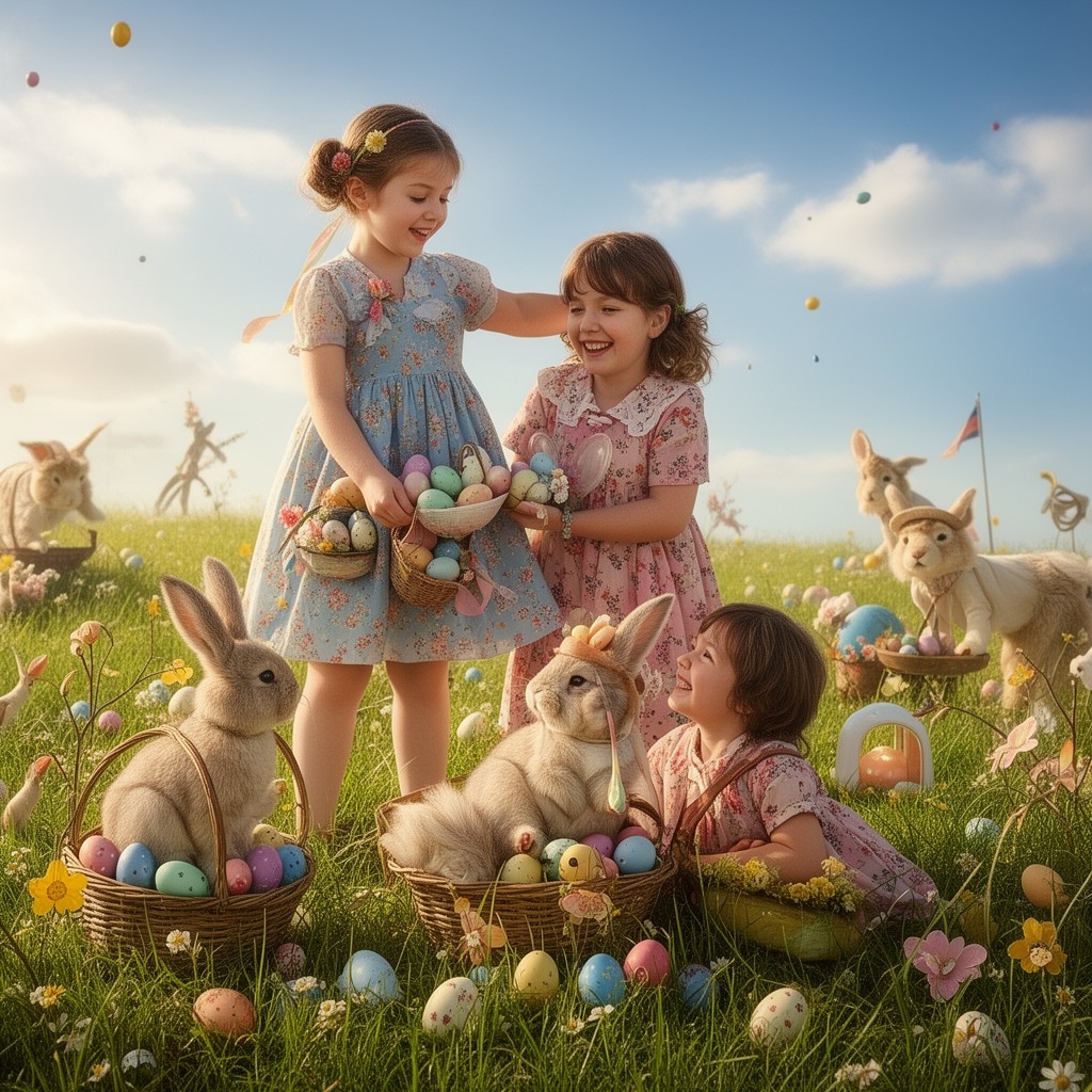 AI-generated illustration of Easter Monday