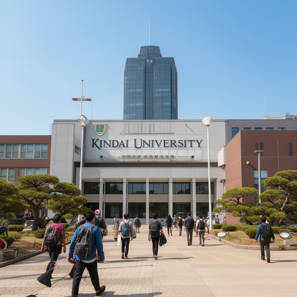 AI-generated illustration of Kindai University