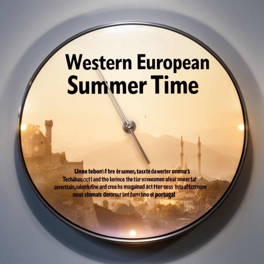 AI-generated illustration of Western European Summer Time