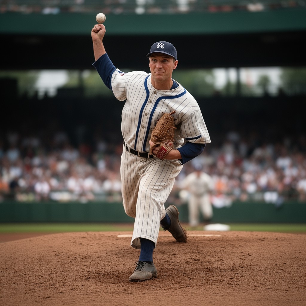 AI-generated illustration of Cy Young